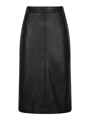 Kjolar - Nettie faux leather skirt – Black