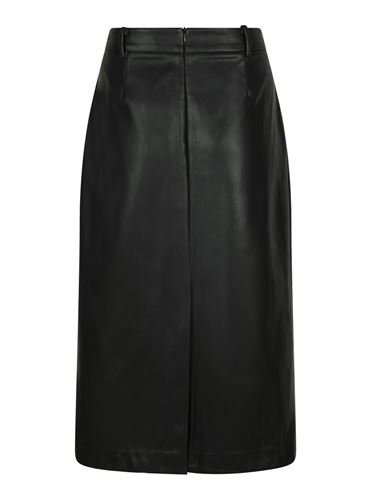 Kjolar - Nettie faux leather skirt – Black