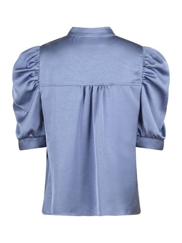 Blusar/Skjortor - Roella Heavy Sateen Blouse – Smoke blue