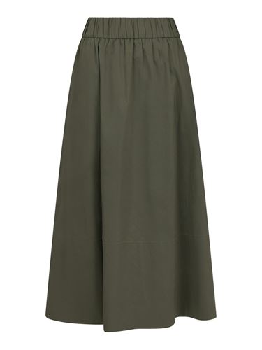 Kjol - Yara poplin skirt – Army