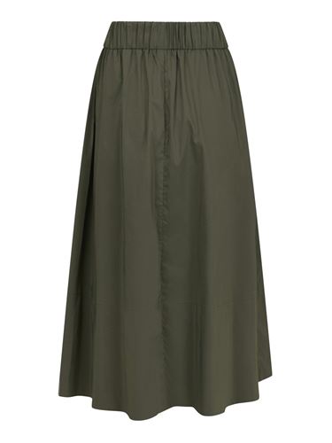 Kjol - Yara poplin skirt – Army