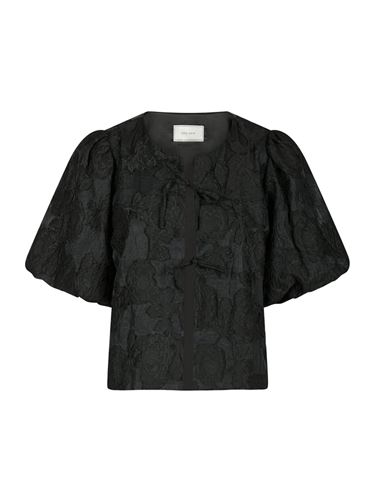 Blusar/Skjortor - Aska jacquard blouse – black