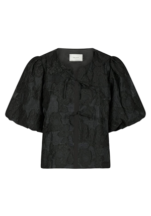 Blusar/Skjortor - Aska jacquard blouse – black