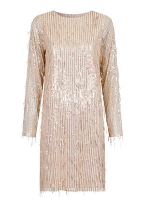 Klänningar - Maline sequins dress – rose gold