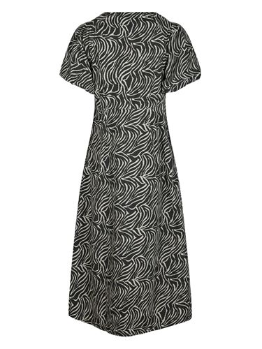 Klänningar - Illana zebra dress – Black