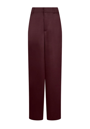 Byxor - Emmett Heavy Sateen Pants – Burgundy