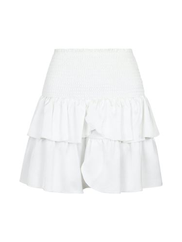 Kjolar - Carin Heavy Sateen Skirt – White