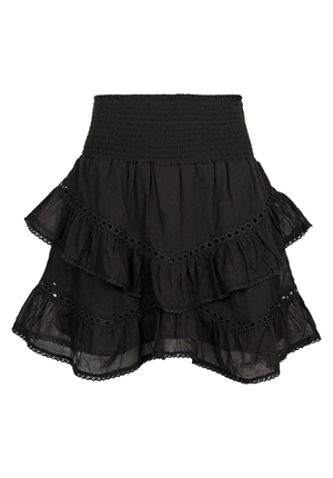 Kjolar - Ricki voile skirt – Black