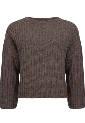 Tröjor/koftor - Cajsa Sweater – Dark Taupe