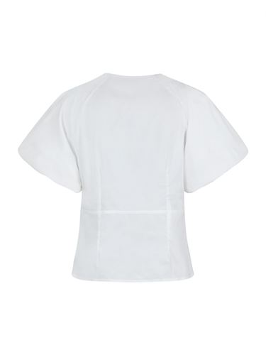 Blusar/Skjortor - Irina poplin blouse – white