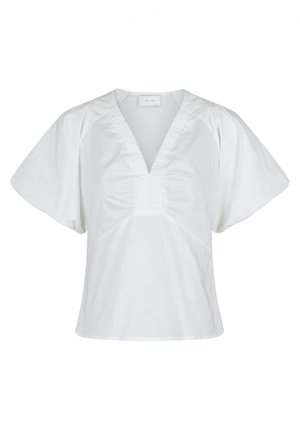 Blusar/Skjortor - Irina poplin blouse – white