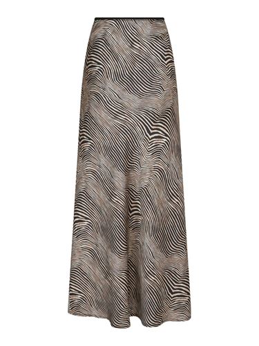 Kjolar - Vicky Floating Wave Skirt – Dark sand