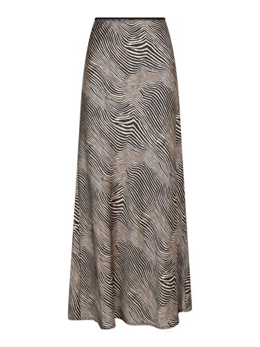 Kjolar - Vicky Floating Wave Skirt – Dark sand