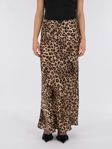 Kjolar - Lola Leo Long Skirt – Leopard