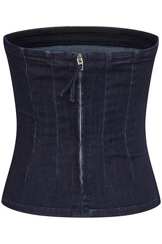 Toppar - AyoMW Denim Top – Dark Blue Un-Wash