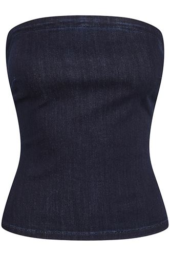 Toppar - AyoMW Denim Top – Dark Blue Un-Wash