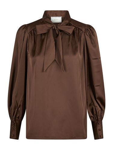 Blusar/skjortor - Jaz Bow Blouse – Brown