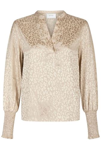 Blusar/skjortor - Landa Leo Jacquard Blouse - Champagne