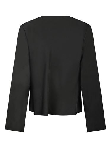 Blusar/skjortor - Vallista Soft Satin Blouse – Black