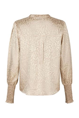 Blusar/skjortor - Landa Leo Jacquard Blouse - Champagne