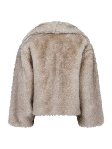 Kavajer/Ytterplagg - Stephanie faux fur jacket – Beige