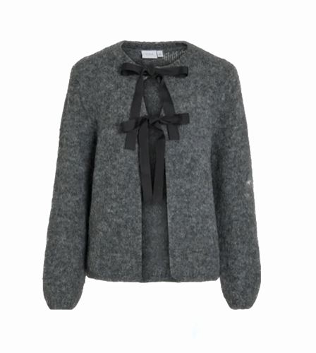 Tröjor/koftor - Vibow knit cardigan – Medium grey