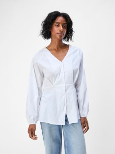 Blusar/Skjortor - Objtutta sculpture fit shirt – White