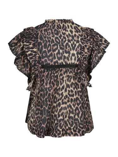 Toppar - Jayla leo voile top – leopard