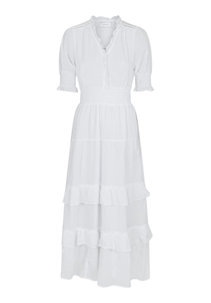Klänningar - Sophie S Voile Dress – White