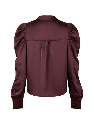 Blusar/skjortor - Rosslyn Heavy Sateen Blouse – Burgundy