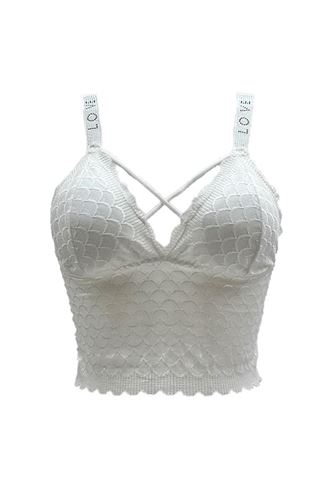 Accessoarer - Spets Bra Love – White