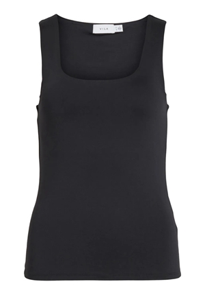 Toppar - Vikenza u-neck tank top – Black