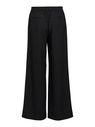 Byxor - Objlisa Wide Pant – Black Grey