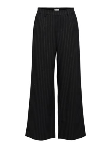 Byxor - Objlisa Wide Pant – Black Grey