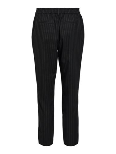 Byxor - Objlisa Slim Pant – Black Grey