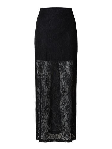 Kjolar - Slfmista Ankle Lace Skirt – Black