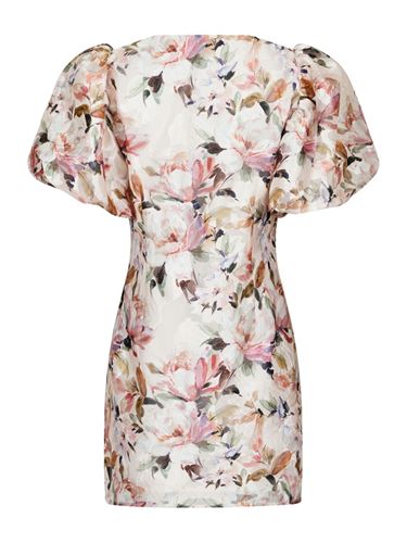 Klänningar - Sika Brocade Print Dress – Creme