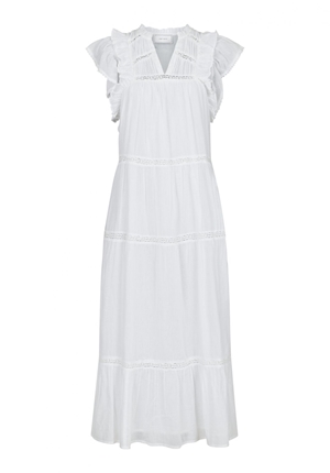 Klänningar - Ankita S Voile dress – White