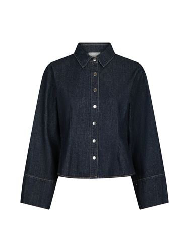 Blusar/Skjortor - Rosa denim shirt- Dark blue