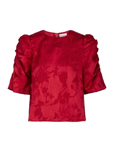 Blusar/skjortor - Joba jacquard blouse – Red