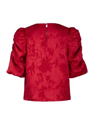 Blusar/skjortor - Joba jacquard blouse – Red