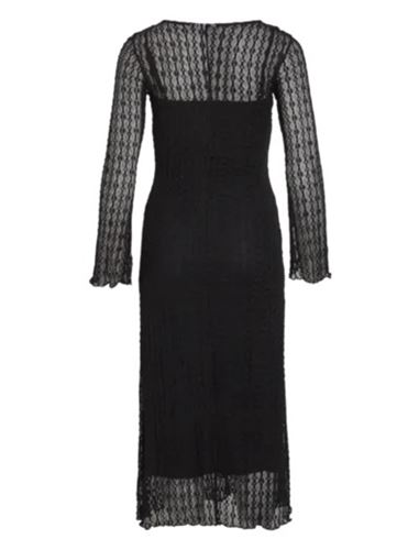 Klänningar - Viselina v-neck midi dress – Black