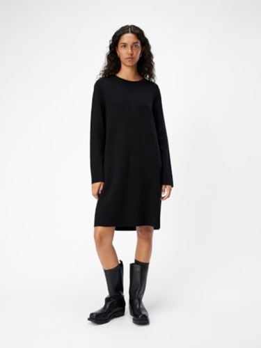 Klänningar - Objreynard o-neck dress – black