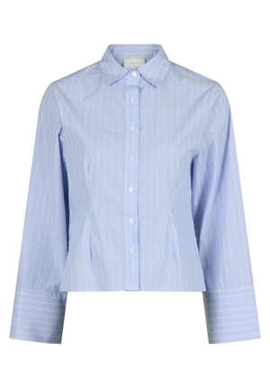 Blusar/skjortor - Rosa stripe shirt – Light blue