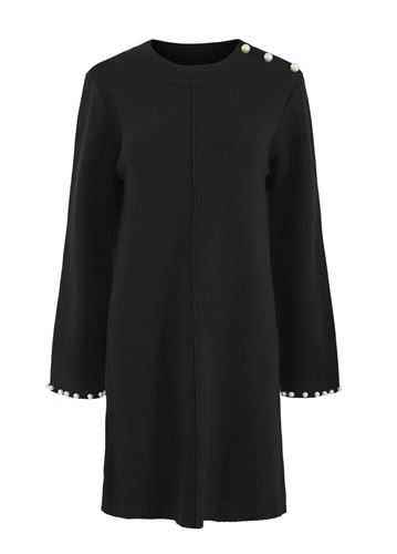 Klänningar - Yashama pearl knit dress – Black