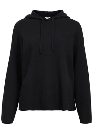 Tröjor/koftor - Objreynard Knit Hoodie – Black