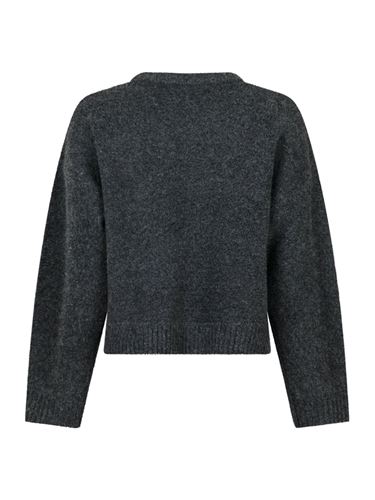 Tröjor/Koftor - Detri Solid Knit Blouse – Antracit