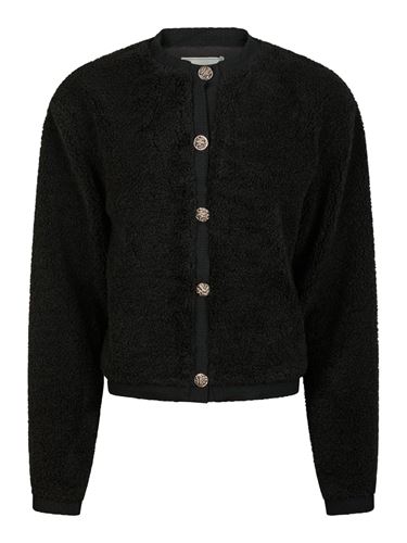 Tröjor/Koftor - Limo fluffy knit cardigan – Black