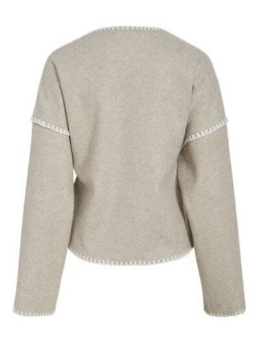 Kavajer/Ytterplagg - Virise cardigan – birch/white chai